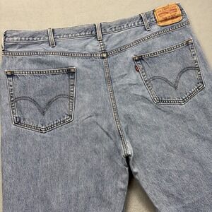 VTG Levi's 550 Jeans Men 44x30 Blue Denim Relaxed Fit Biker Workwear Y2K